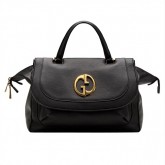 Noir Gucci Sommet Poignées Ovale Ornement Gg Vendre Provence